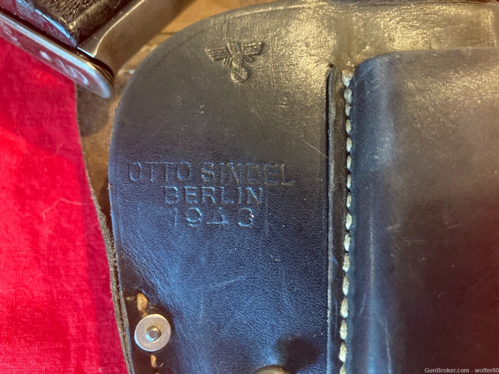 Sauer 38H with Waffen markings and Otto Sindel Berlin 1943 holster!-img-2