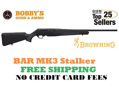 Browning 031048216 BAR MK3 Stalker 7mm-08 Rem 4+1 22"