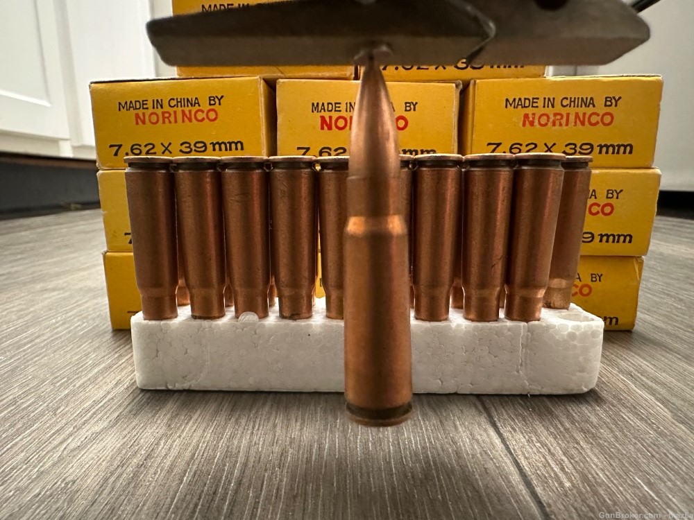 NORINCO 7.62x39 Steel Core Ammo Yellow Box, 220 Rounds -img-5