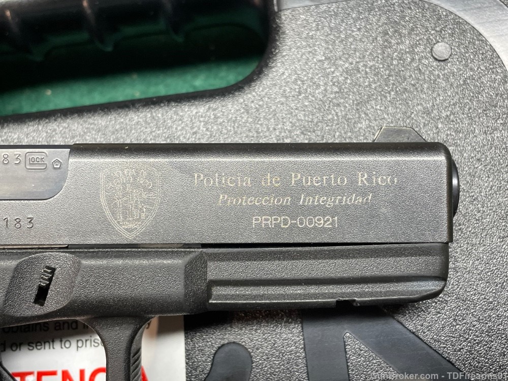 Glock G22 Gen 3 RTF .40 s&w Puerto Rico Police surplus  collectible -img-1