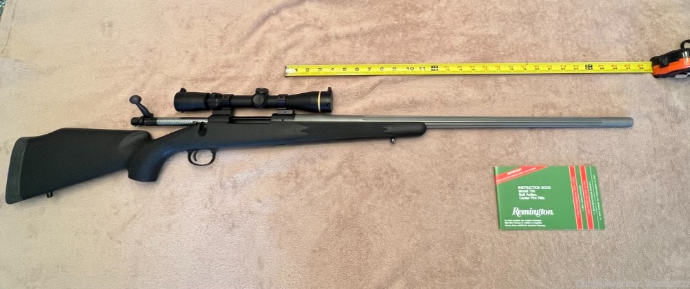 Remington 700 7mm STW. Custom Stainless Fluted Barrel. Leupold. Excellent!-img-0