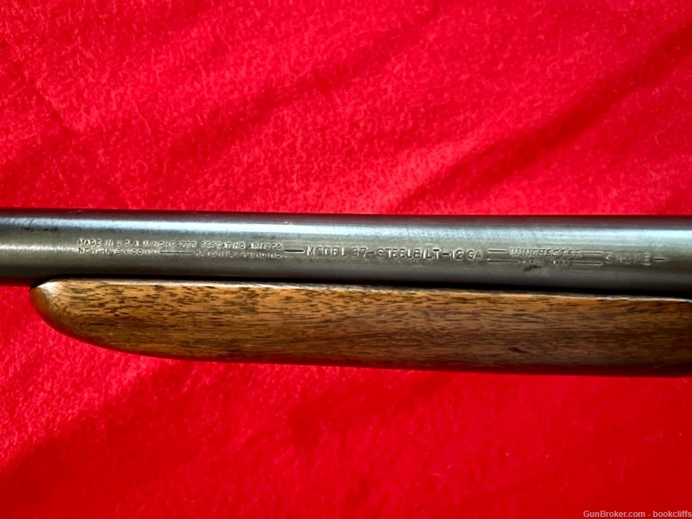 Vintage Winchester Model 37 Single-shot Shotgun. 30" Barrel.  2 ¾” Chamber.-img-1