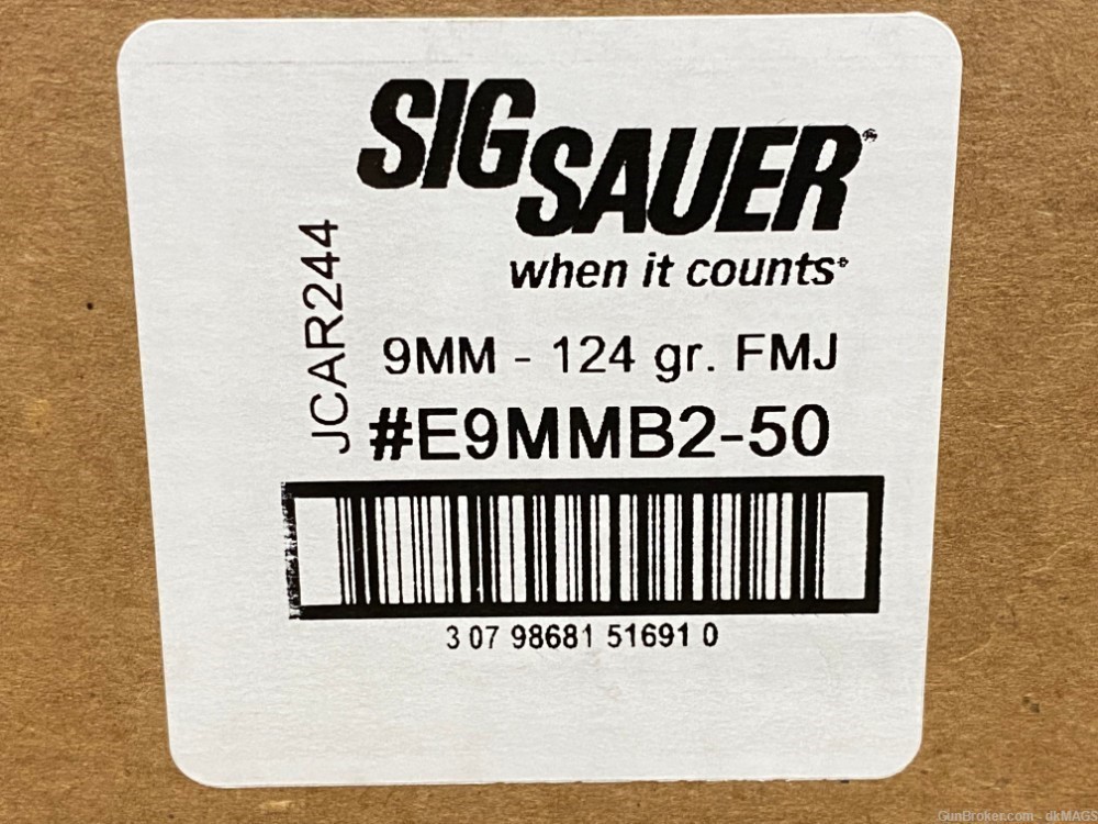 1000rd case of Sig Sauer Elite Performance Ammunition 9mm FMJ 124gr-img-11