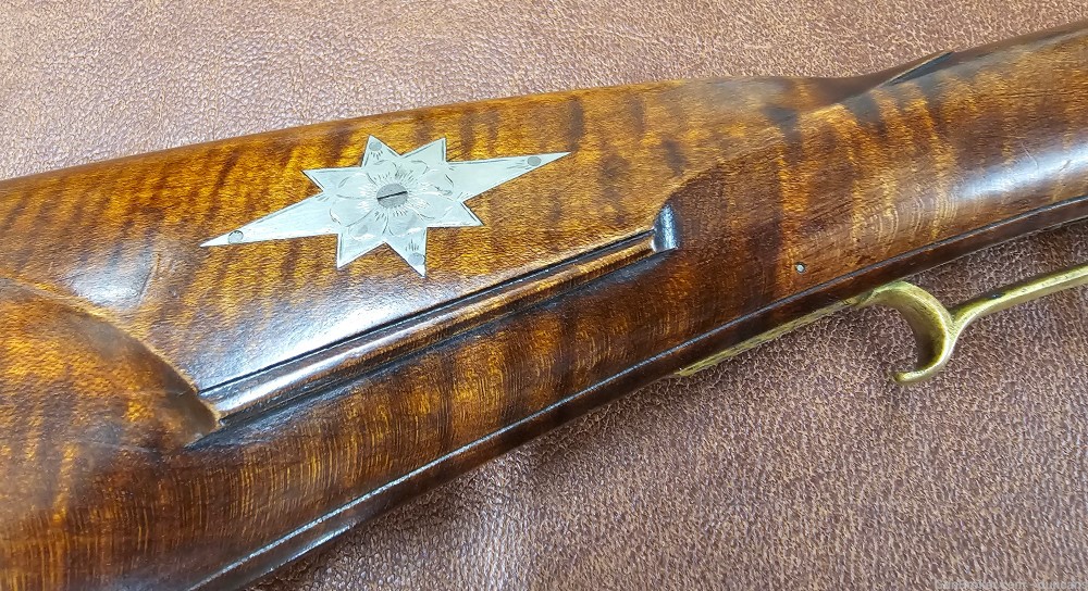 A. Fautheree Custom Made Left Handed Flintlock Rifle-img-16