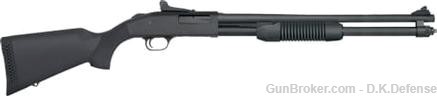 Mossberg 590 9-Shot 20GA 8rd 20" Barrel Black Ghost Ring Sights-img-0