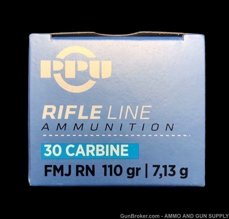 PRVI PARTIZAN PPU 30 CARBINE 110 GRAIN FMJ-RN - 500 RNDS -10 BX AMMUNITION-img-6