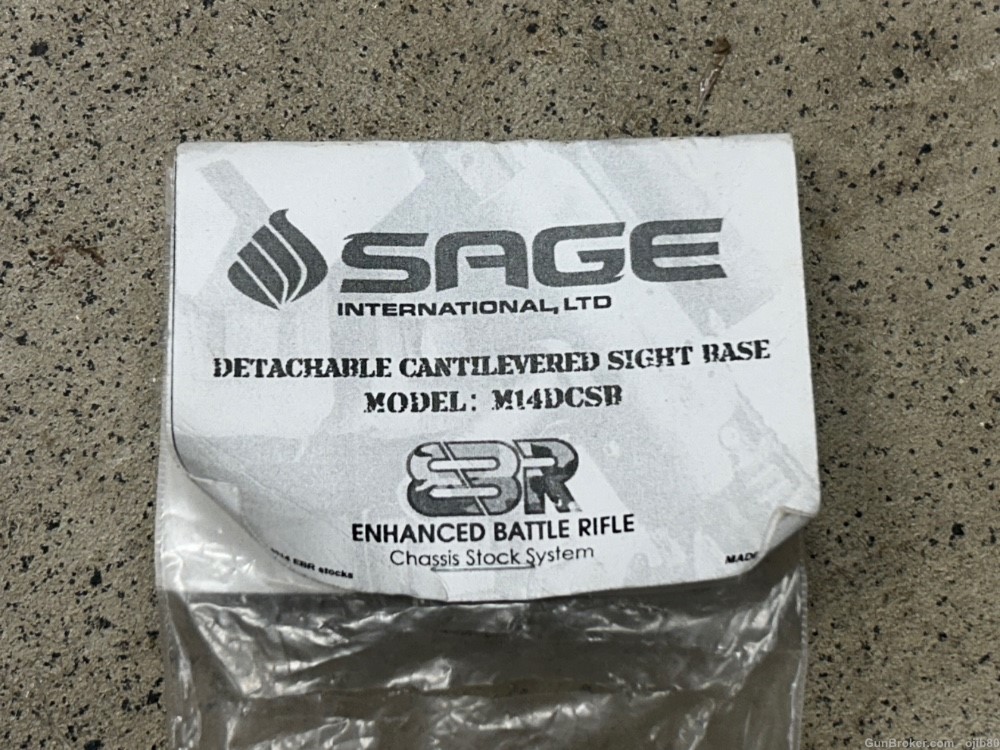 NOS Sage EBR M14 DCSB cantilever scope mount -img-1
