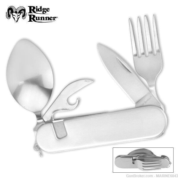 Ridge Runner  Knife, Opener, Fork and Spoon - New-img-0