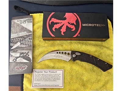 Microtech Hawk Auto Knife Rare no longer produced New 