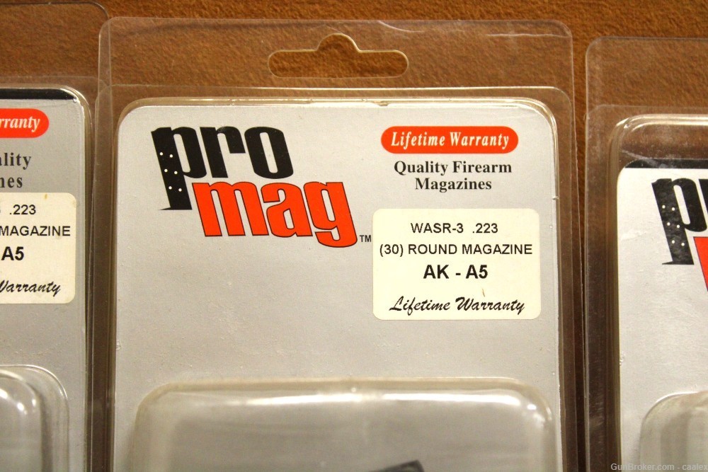 PENNY! 3x ProMag AK-74/WASR-3 30-Rd Magazines (223/5.56) Black Pro Mag-img-1