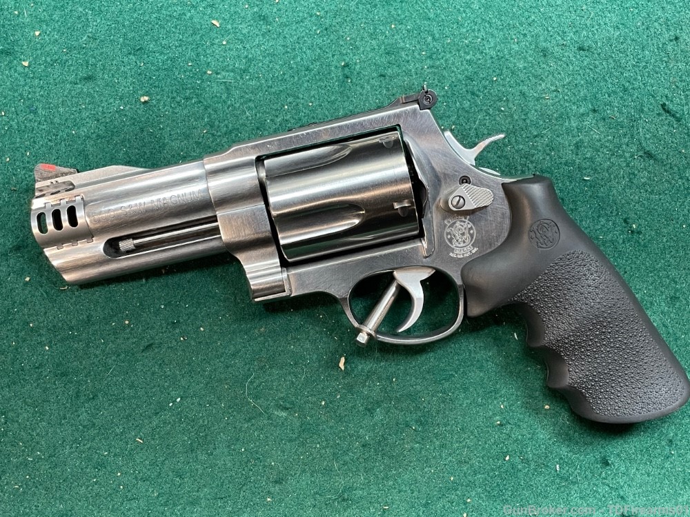 Smith and Wesson 500 s&w 4" Comped x frame big bore revolver 163504-img-0