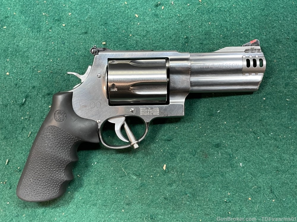 Smith and Wesson 500 s&w 4" Comped x frame big bore revolver 163504-img-1