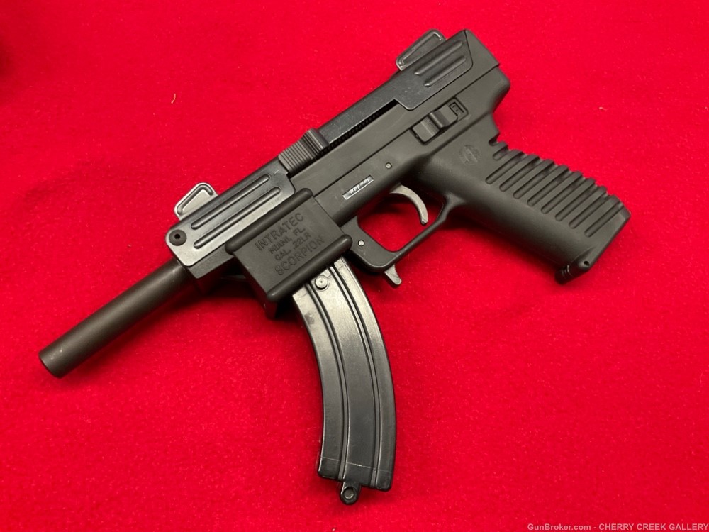 Vintage Intratec tec 22 pistol tec22 scorpion Miami Florida 22lr long rifle-img-16
