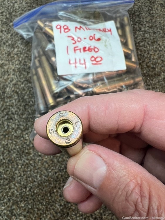 98 rounds Military 30-06 brass-img-1