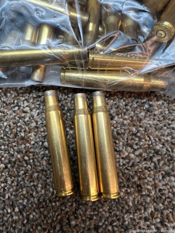 Federal once fired 30-06 brass 40 rounds-img-1