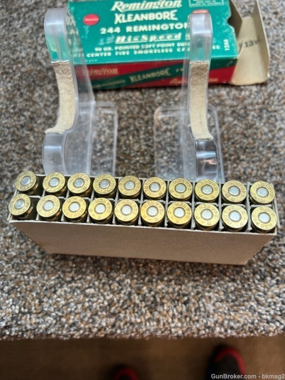 Remington Kleanbore 244 Rem full box 90 Gr soft point-img-4