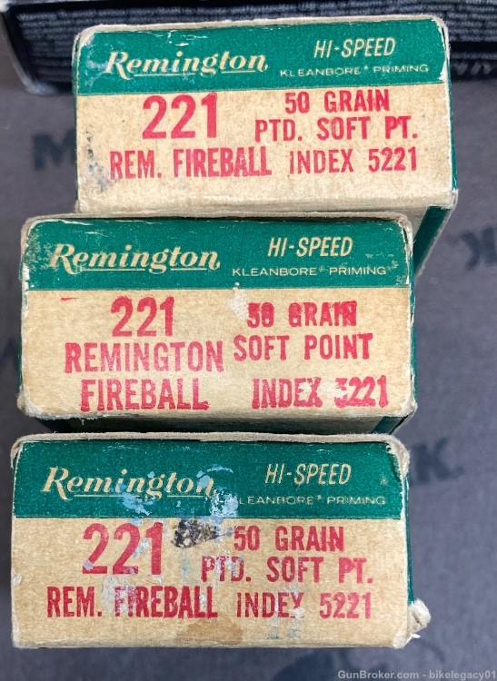 Remington 221 Fireball ammo 50 GR-img-2