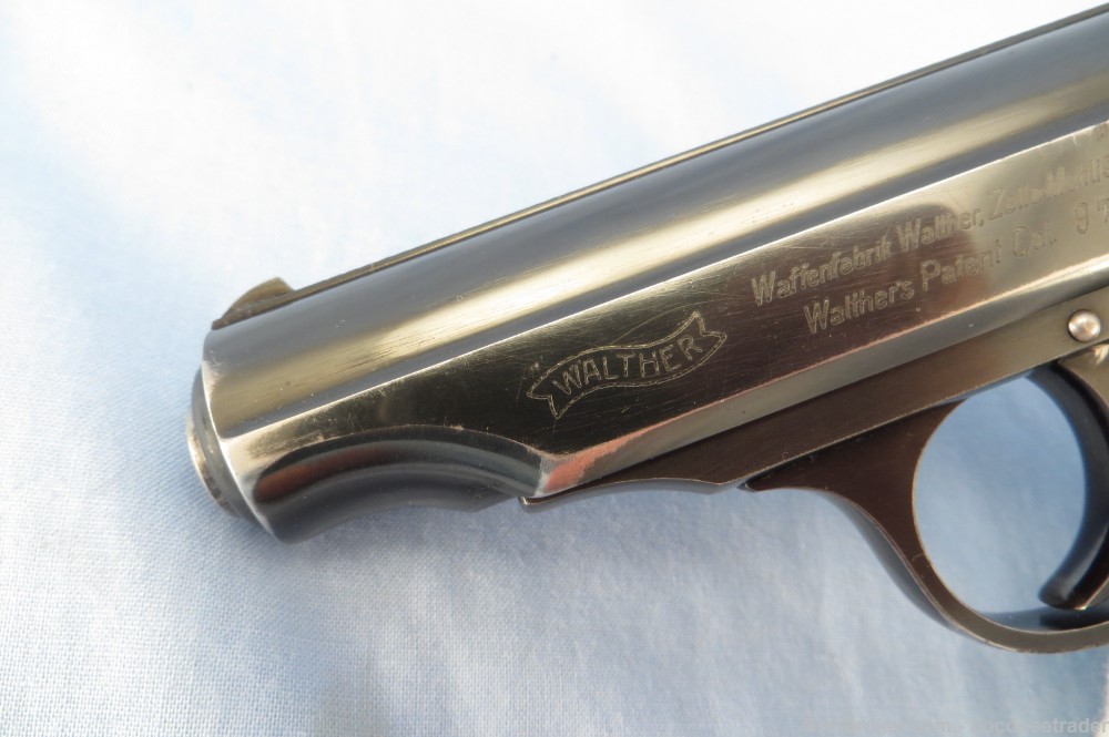 Walther Pre War 1938 Mod PP .380 w Bottom Mag Release + Holster-img-11