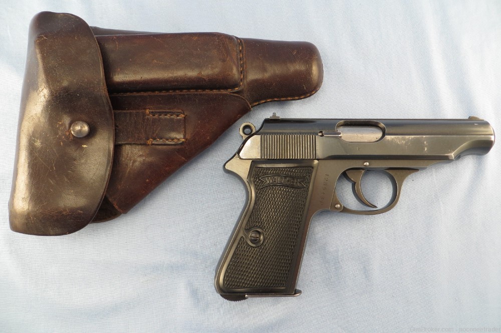 Walther Pre War 1938 Mod PP .380 w Bottom Mag Release + Holster-img-0