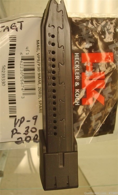 2 H&K P30 9mm 20 round HK New VP9 German magazine s 50239330-img-0