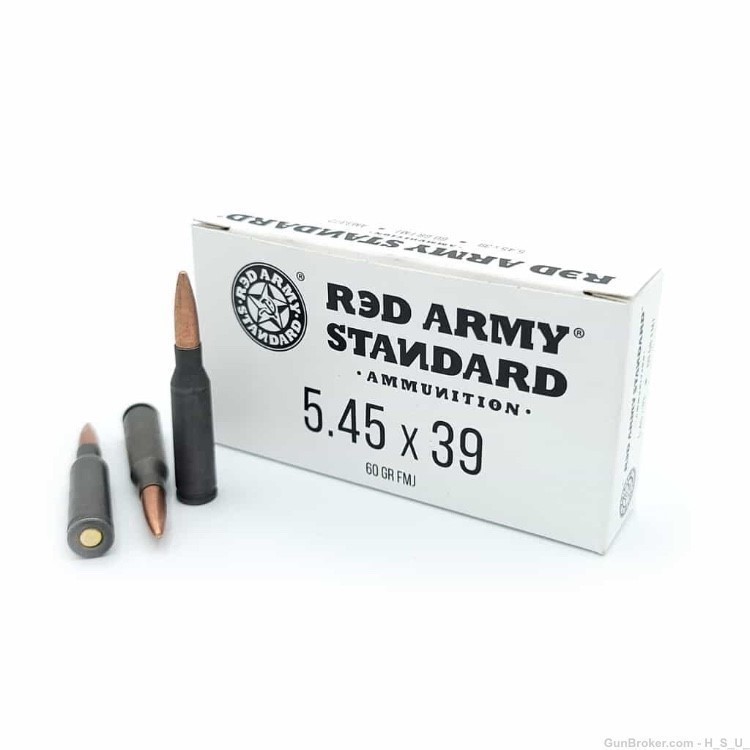 100 RDS Russian Red Army 5.45 Ammo 60grain FMJ 5.45*39 545 ak ak74-img-0