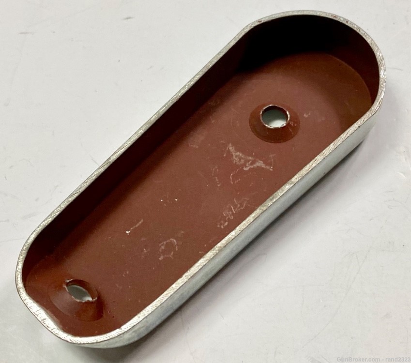 WWII GERMAN MAUSER 98K K98 RIFLE BUTT STOCK METAL END PLATE-img-2