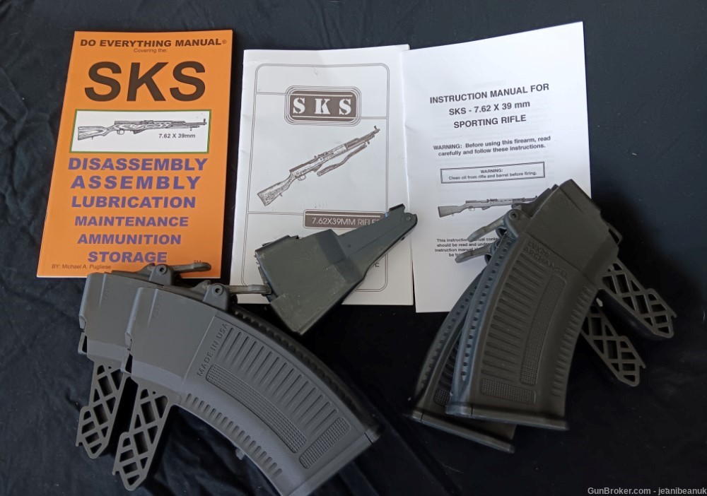 SKS, CHINESE NORINKO, MATCHING #, COMPLETE, MANUALS AND EXTRA MAGS-img-30