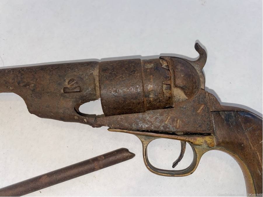 1860 Colt Army .44 Percussion Revolver - Civil War RELIC-img-1