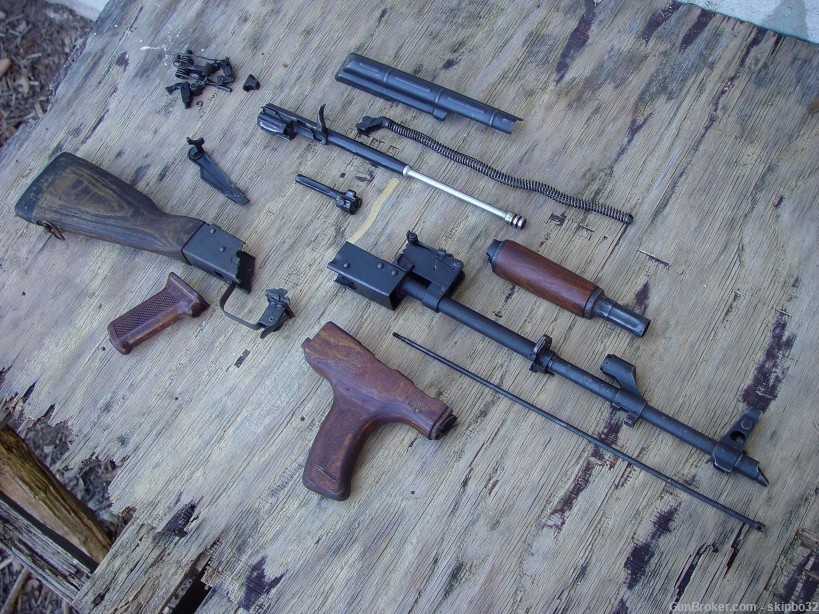 1976 Romanian G Kit w Russian Y Stamp Barrel AKM AK-47 AK47 Rommy parts -img-0