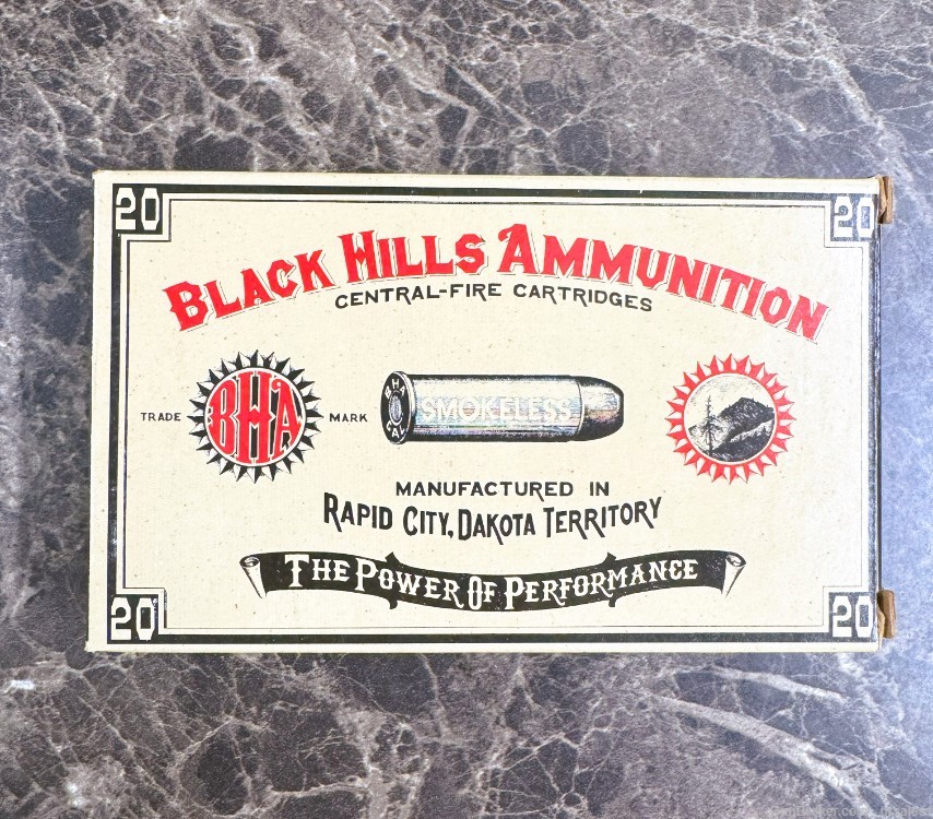 Full Box Black Hills 38-55  Winchester Box of 20 255 Grain-img-0