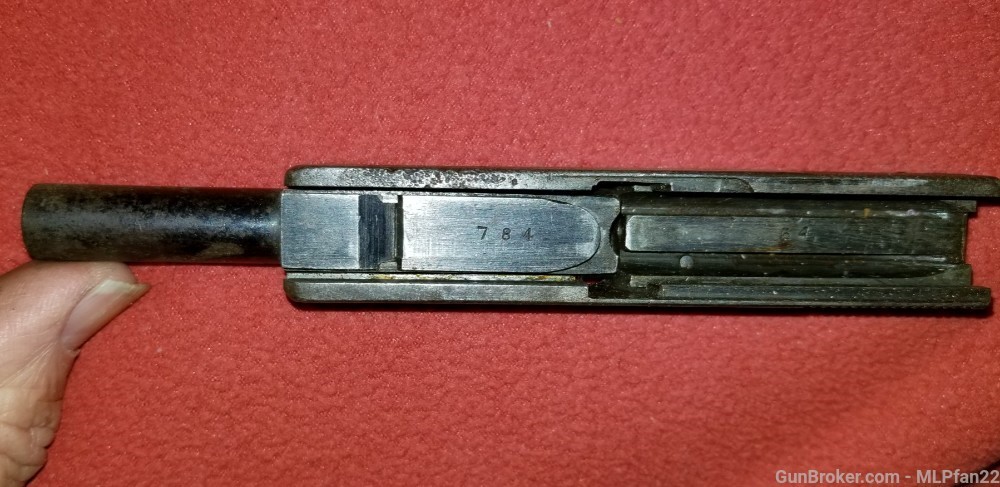 Webley & Scott 32 auto slide and barrel parts-img-2