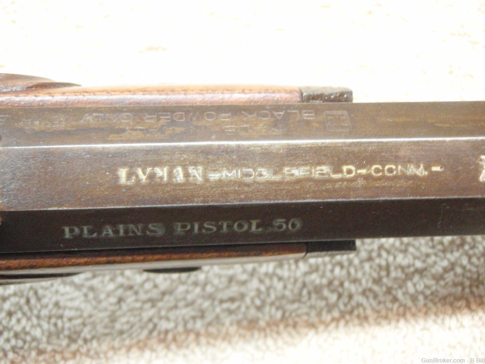 Lyman Plains Pistol 50 cal Black Powder CUSTOM ENHANCEMENTS MUST SEE-img-12