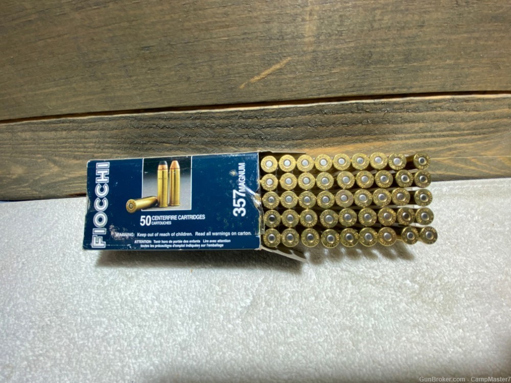 357 Magnum Fiocchi 50 Factory New Cartridges-img-0