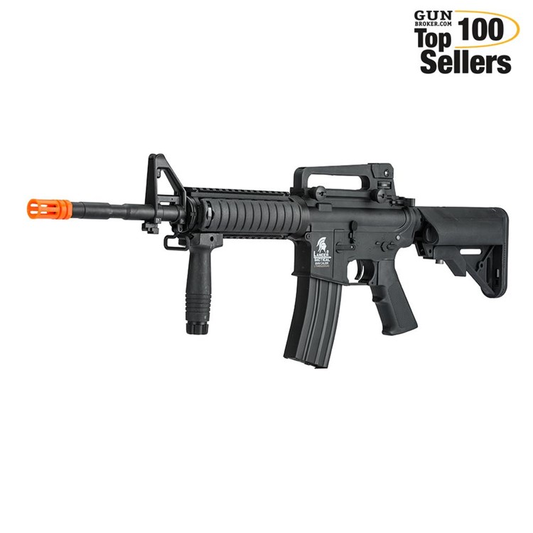 LANCER TACTICAL M4 RIS SOPMOD Gen2 Black Airosft Rifle (LT-04B-G2)-img-0