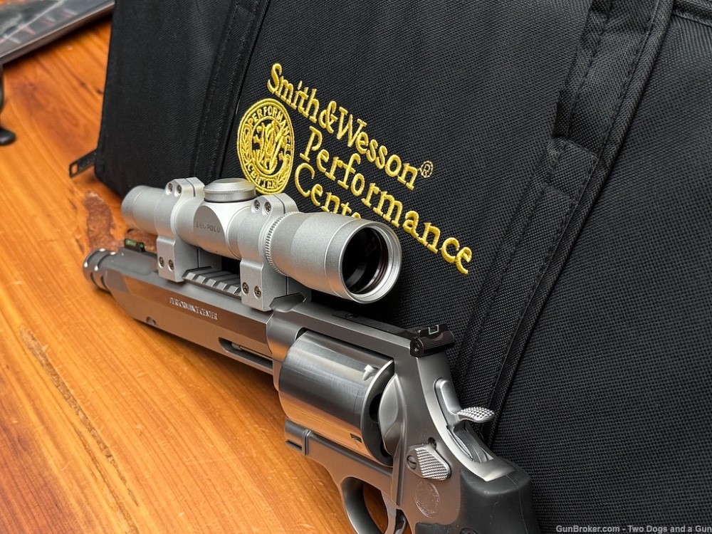 NICE Smith & Wesson 460 XVR 7.5" Performance Center 460XVR S&W CA Leupold -img-9
