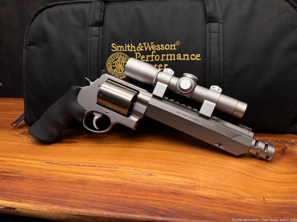 NICE Smith & Wesson 460 XVR 7.5" Performance Center 460XVR S&W CA Leupold -img-11