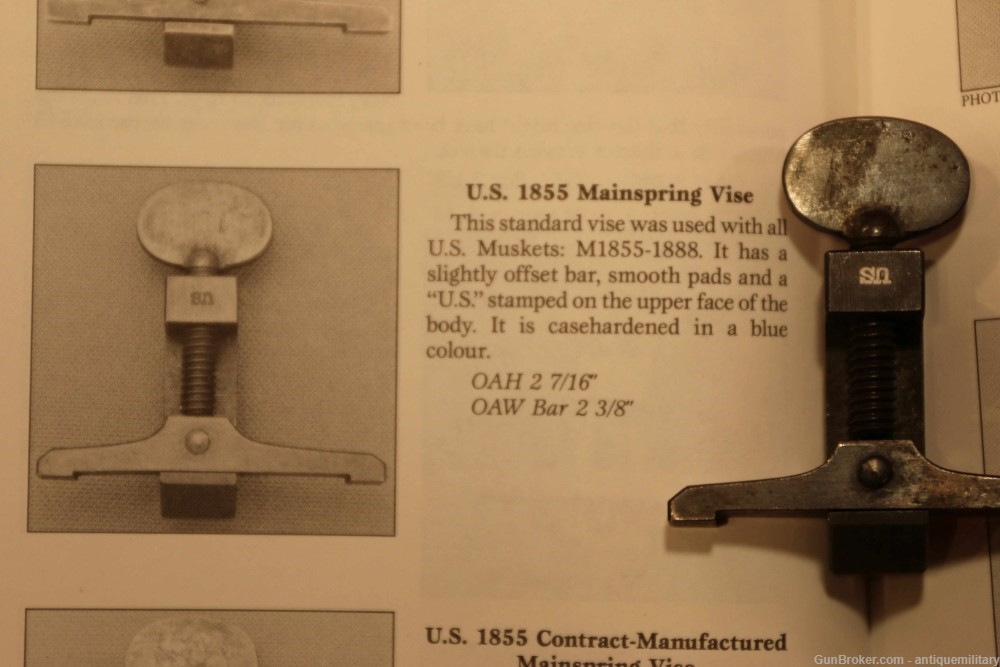 US 1855 Style Mainspring Vice - Musket Locks-img-3