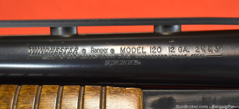 Winchester Ranger Model 120 12GA 28" bbl Winchoke Blued Wood Pump Action-img-23