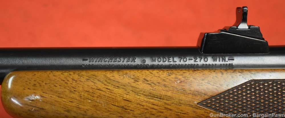 Winchester 70 270 Win 22" Barrel About 1975 MFG Blued Wood-img-24