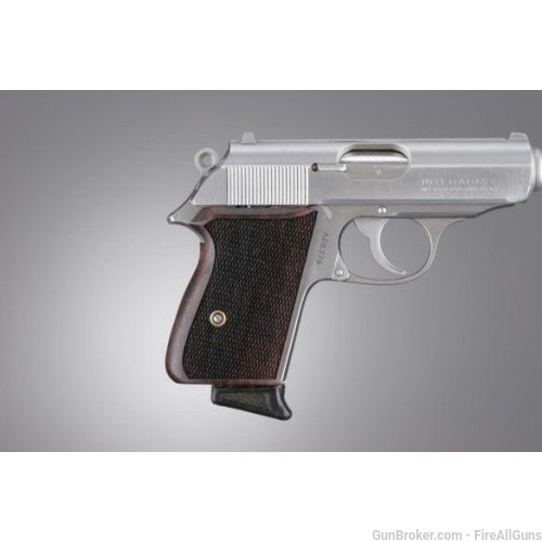 WALTHER PPK ROSEWOOD CHECKERED GRIPS-img-4