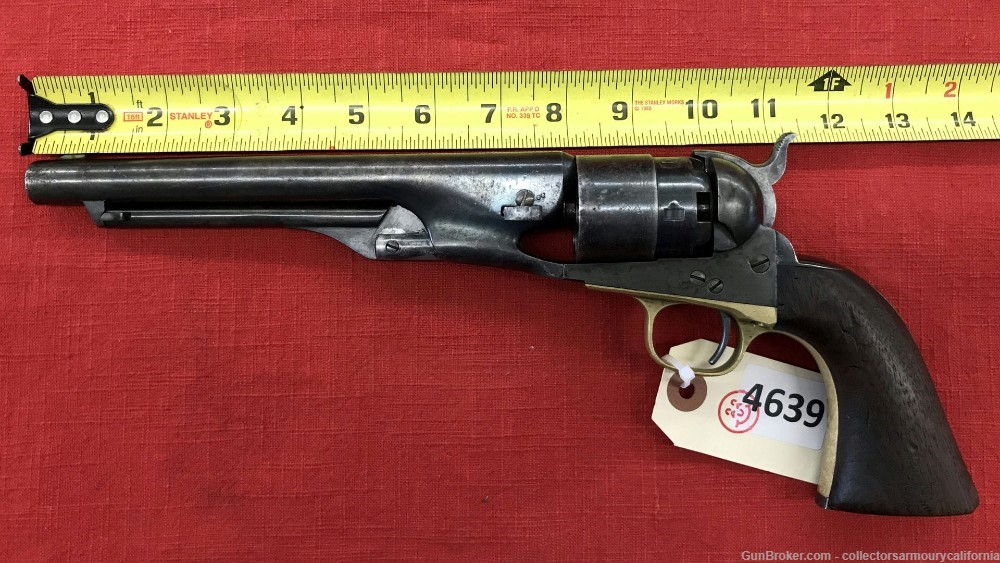 Civil War Martial Colt Model 1860 Army .44 Cal Revolver Made in 1863-img-23