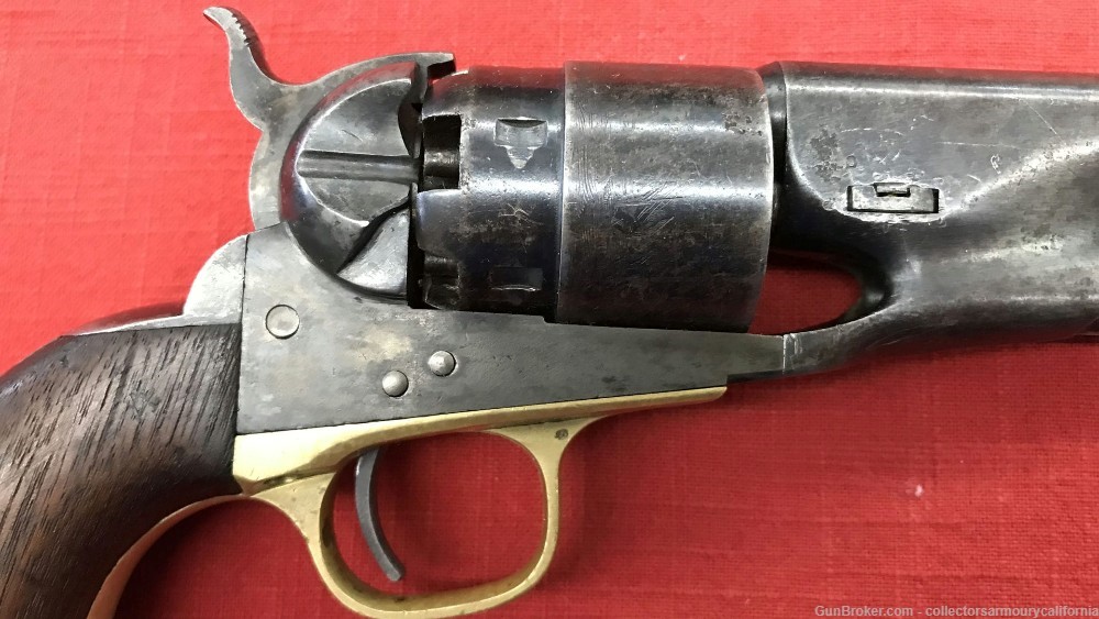 Civil War Martial Colt Model 1860 Army .44 Cal Revolver Made in 1863-img-5