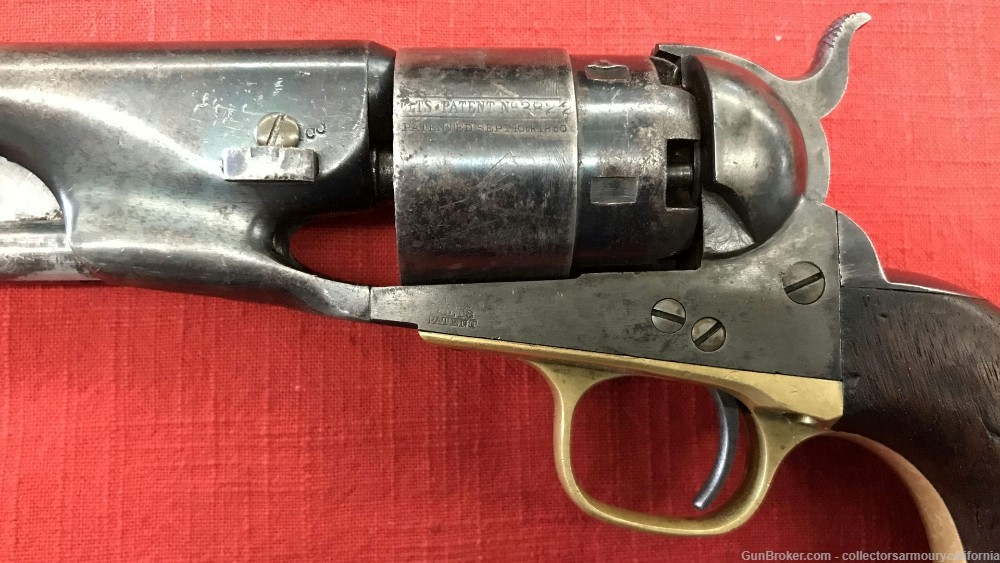 Civil War Martial Colt Model 1860 Army .44 Cal Revolver Made in 1863-img-10