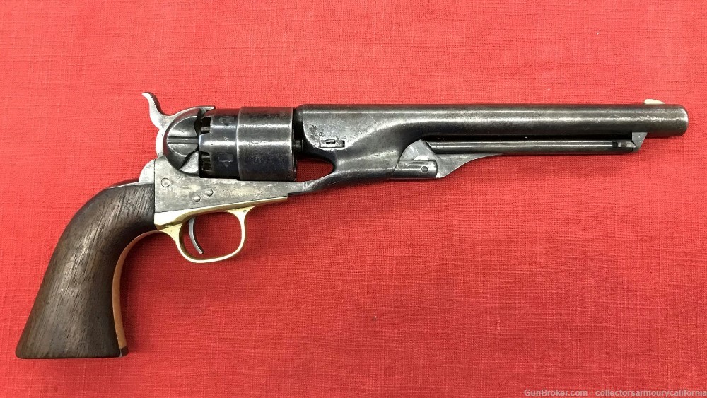 Civil War Martial Colt Model 1860 Army .44 Cal Revolver Made in 1863-img-1