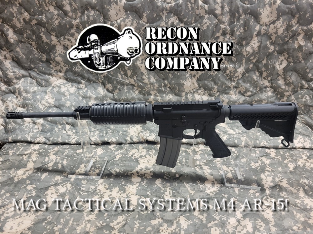 MAG Tactical Systems M4 AR-15 Rifle .223/.556, New Condition!-img-0