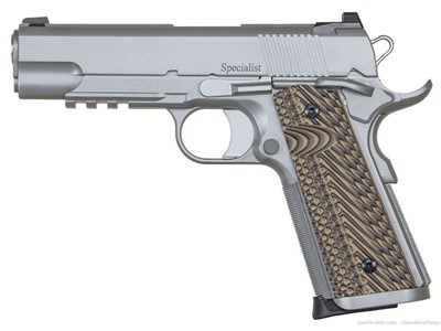 Dan Wesson 01809 Specialist Commander 45 ACP 4.25" Stainless Steel 1911