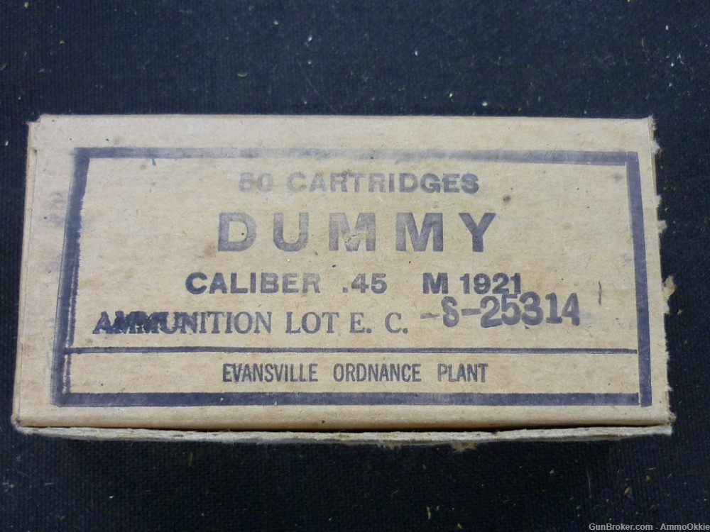 5ct - WW2 DUMMY - 45 ACP 1944 - m1911 m1911a1 - Snap Cap 1911-img-1