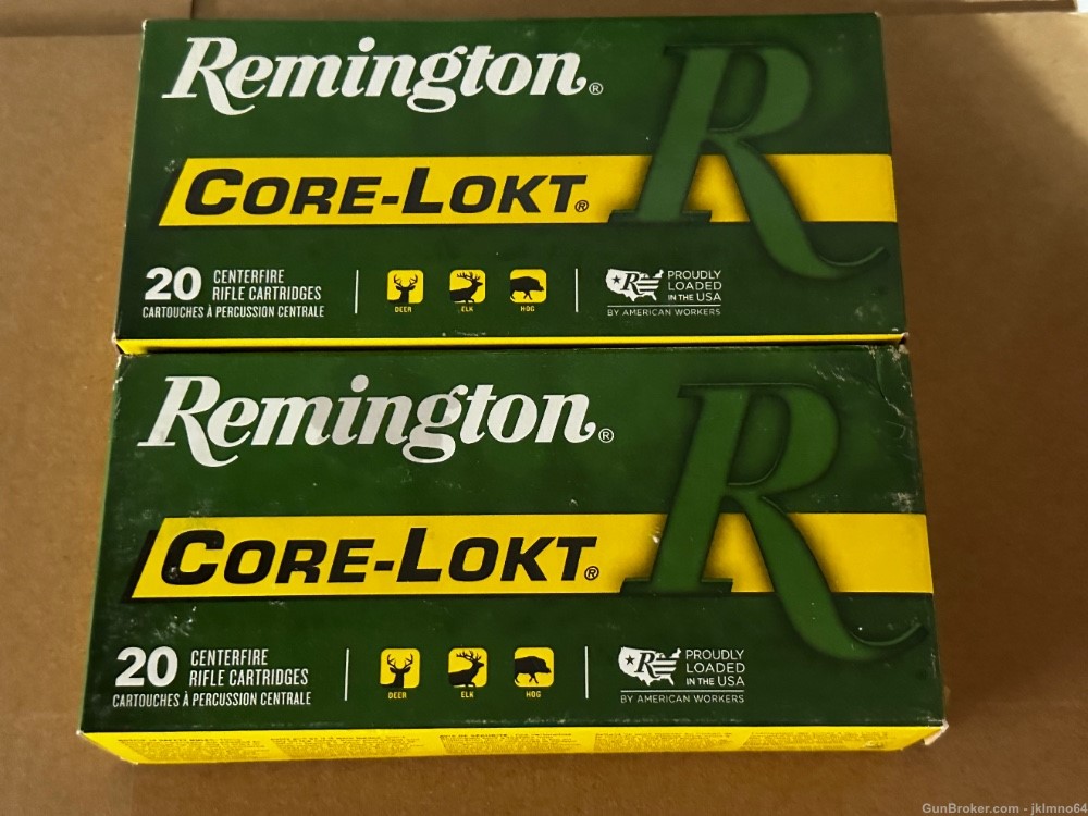 40 rounds of Remington 300 Savage 150gr Core-Lokt PSP brass cased ammo-img-1