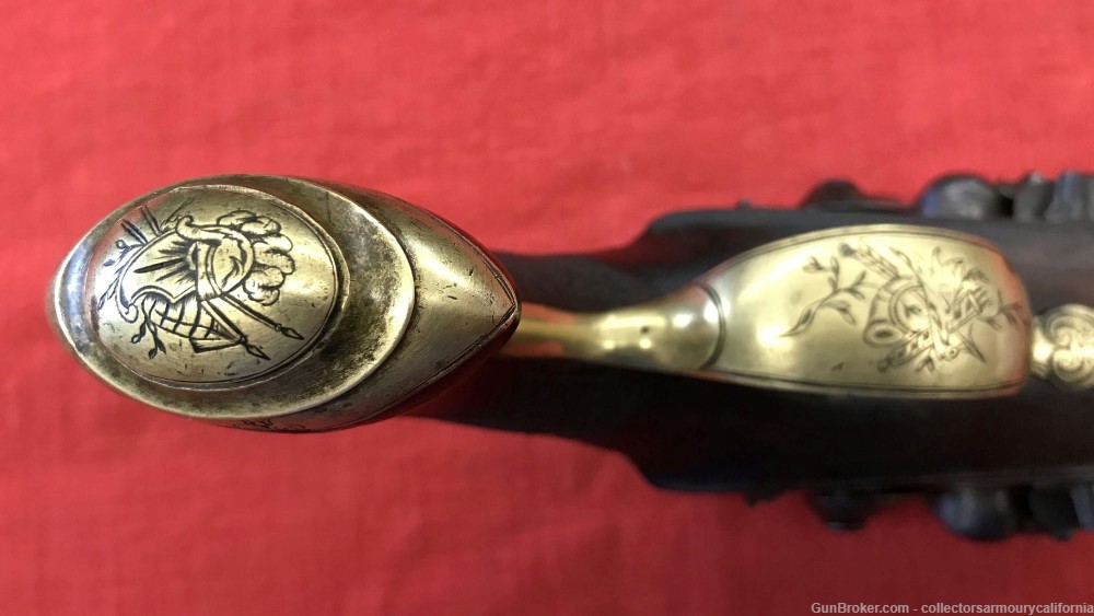 Double Barrel Flintlock Overcoat Pistol By Christian Strum Circa 1765-img-19