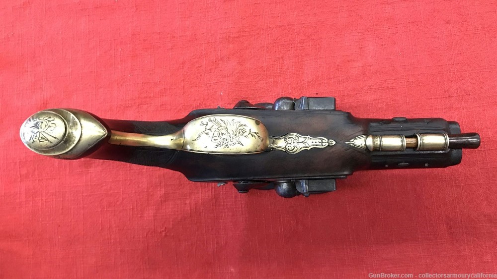 Double Barrel Flintlock Overcoat Pistol By Christian Strum Circa 1765-img-4